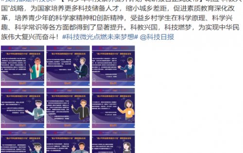 青少年科技素养提升计划调研报告媒体 宣传效果显著
