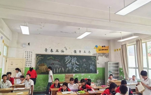 电力爱心教室公益项目第一、二期受益学?？疾旎疃忱瓿? title=